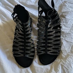 Jeweled sandals